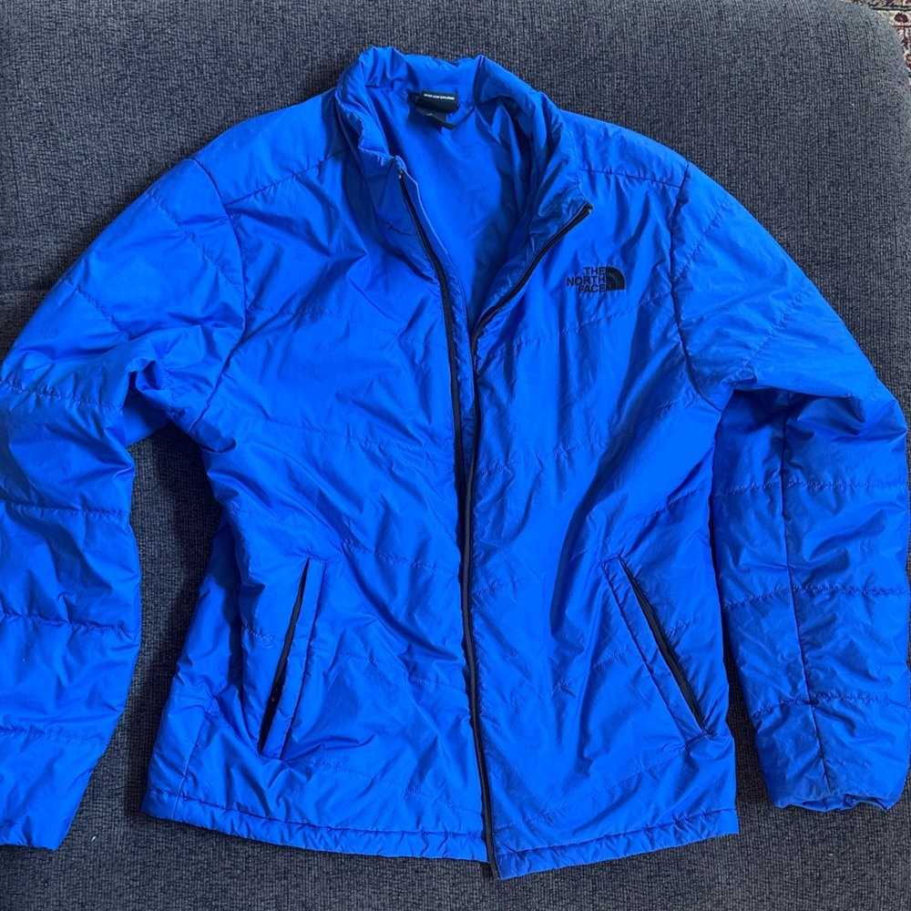 The North Face Electric Blue Puffer Jacket